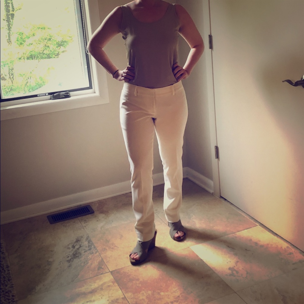 Ann Taylor white pants